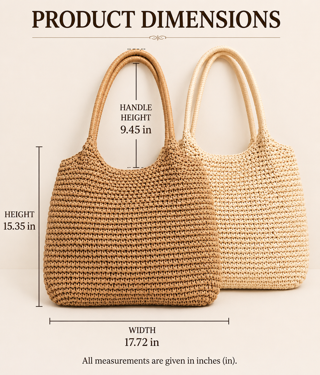 Marisol Woven Straw Shoulder Bag