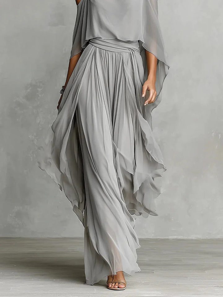 Isa Two-Piece Chiffon Set