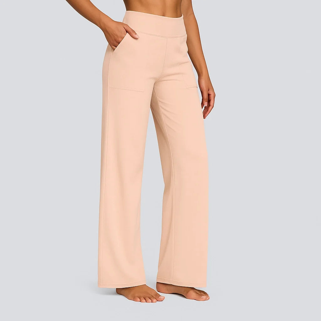 Klara Stretch Pants - Apricot