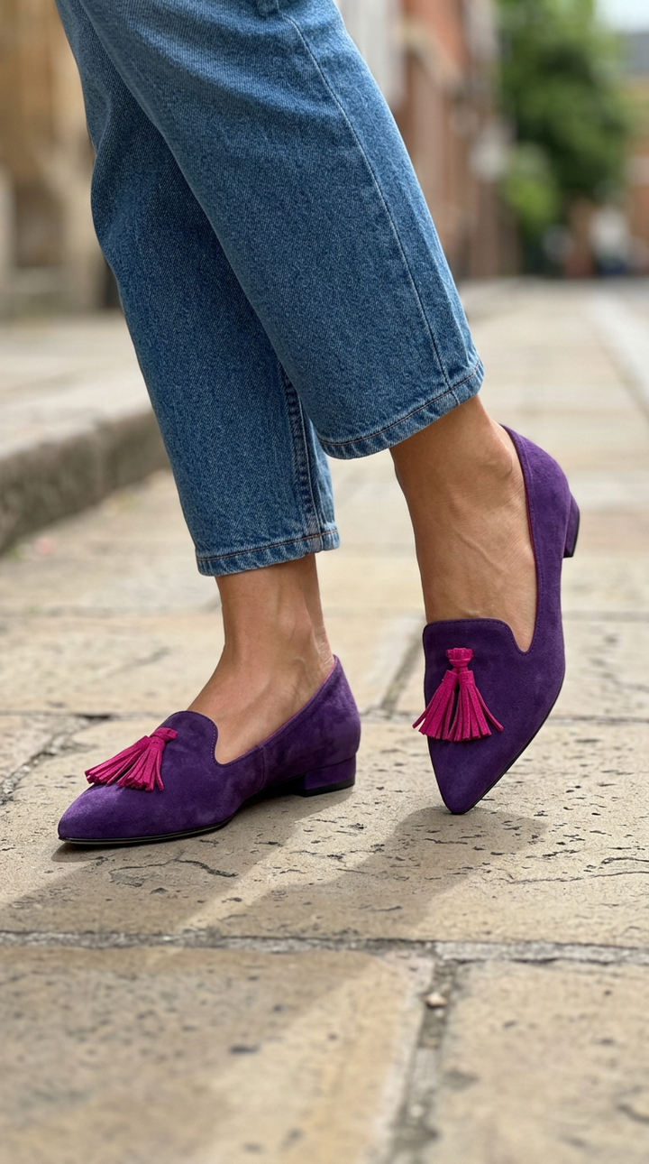 Livia Pointed Toe Slip-On Flats