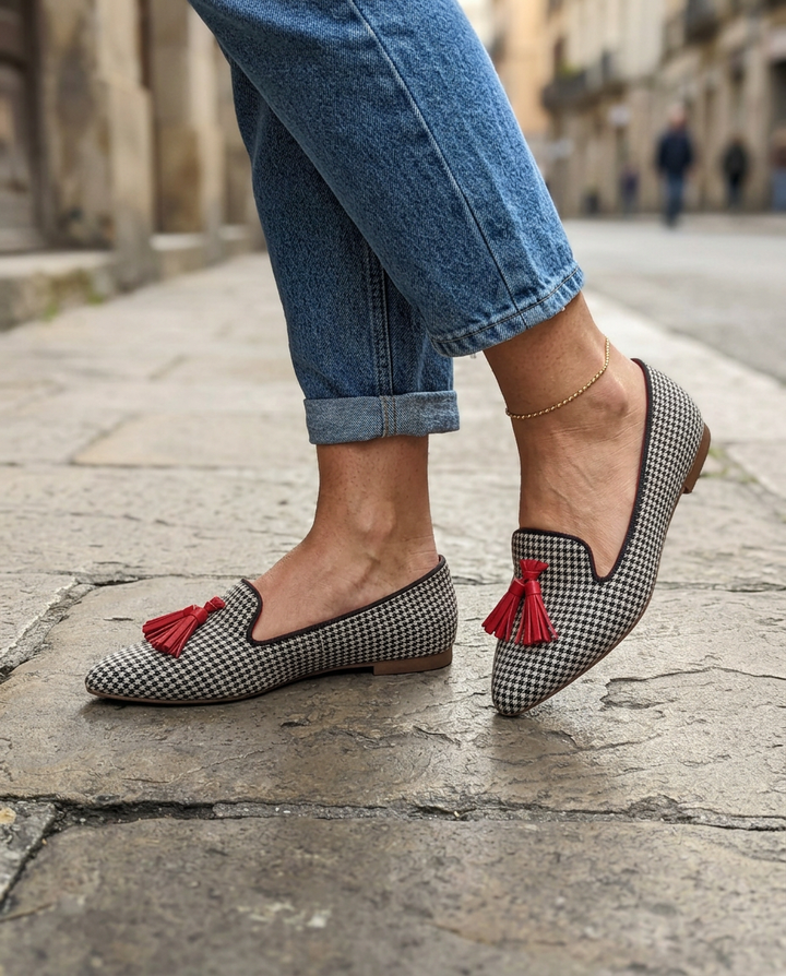 Livia Pointed Toe Slip-On Flats