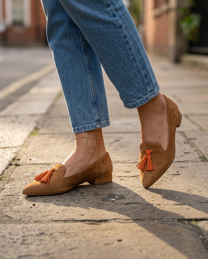 Livia Pointed Toe Slip-On Flats