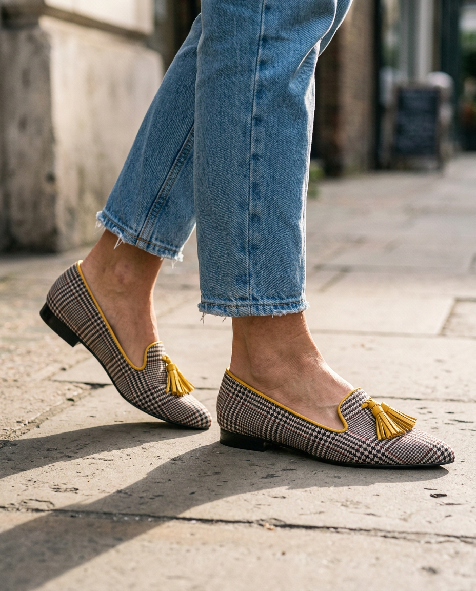 Livia Pointed Toe Slip-On Flats
