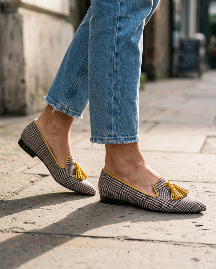 Livia Pointed Toe Slip-On Flats