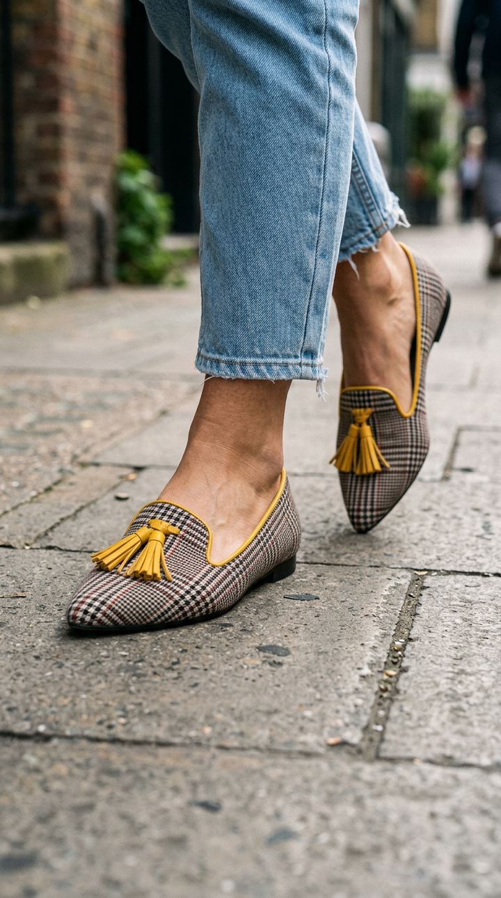 Livia Pointed Toe Slip-On Flats