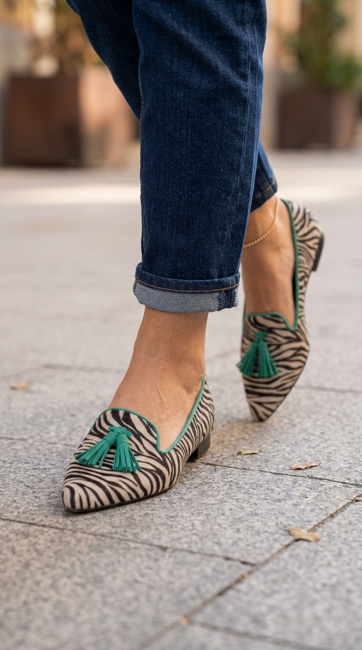 Livia Pointed Toe Slip-On Flats