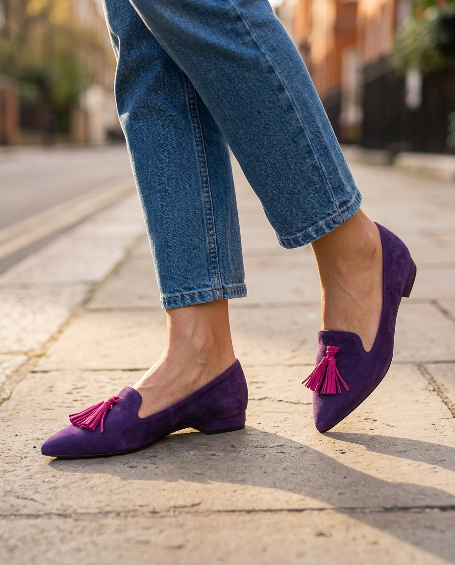 Livia Pointed Toe Slip-On Flats