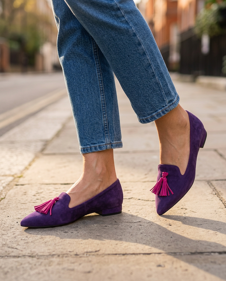 Livia Pointed Toe Slip-On Flats