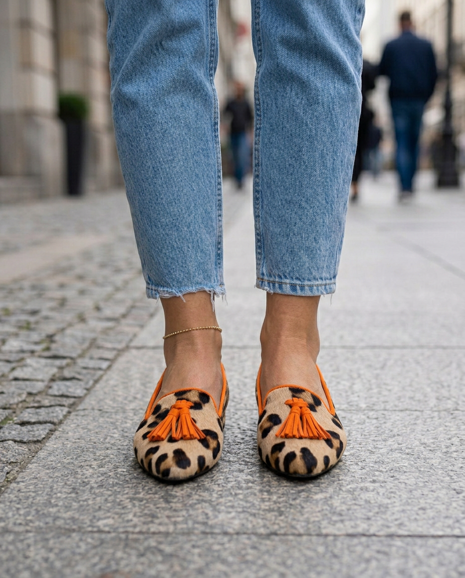 Livia Pointed Toe Slip-On Flats