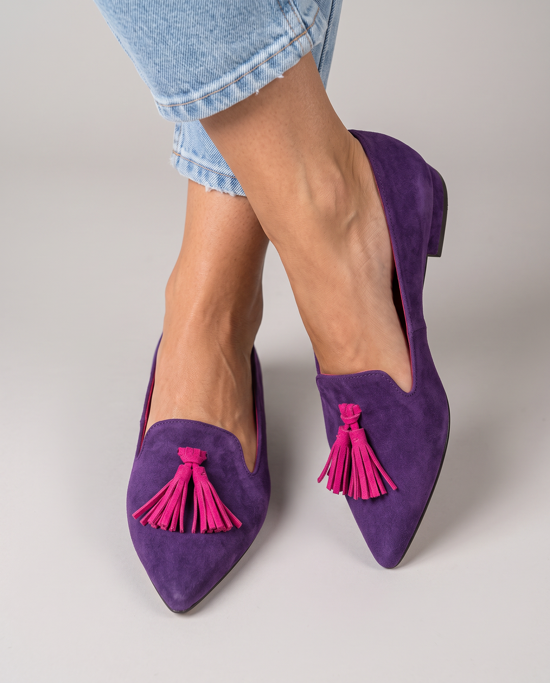 Livia Pointed Toe Slip-On Flats