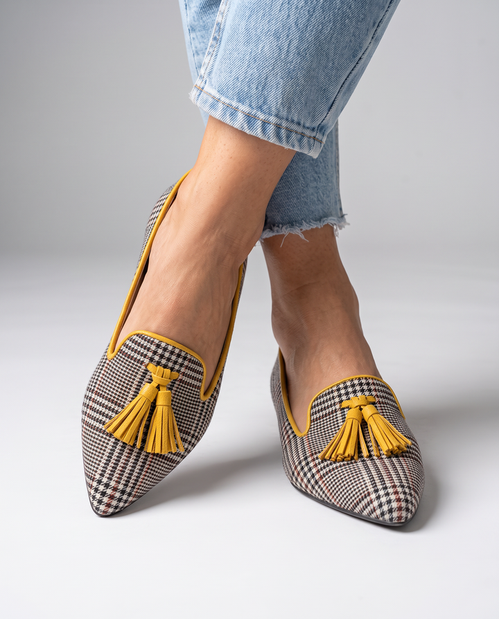 Livia Pointed Toe Slip-On Flats