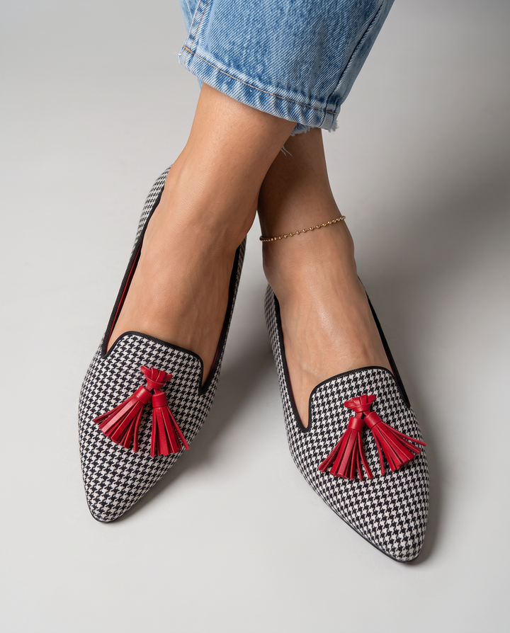 Livia Pointed Toe Slip-On Flats