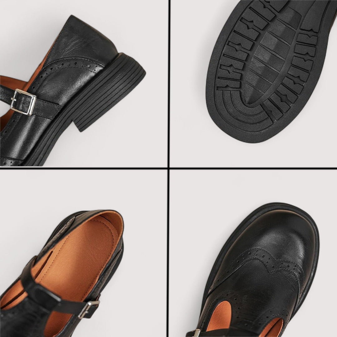 Colette | Leather Mary Jane Shoes