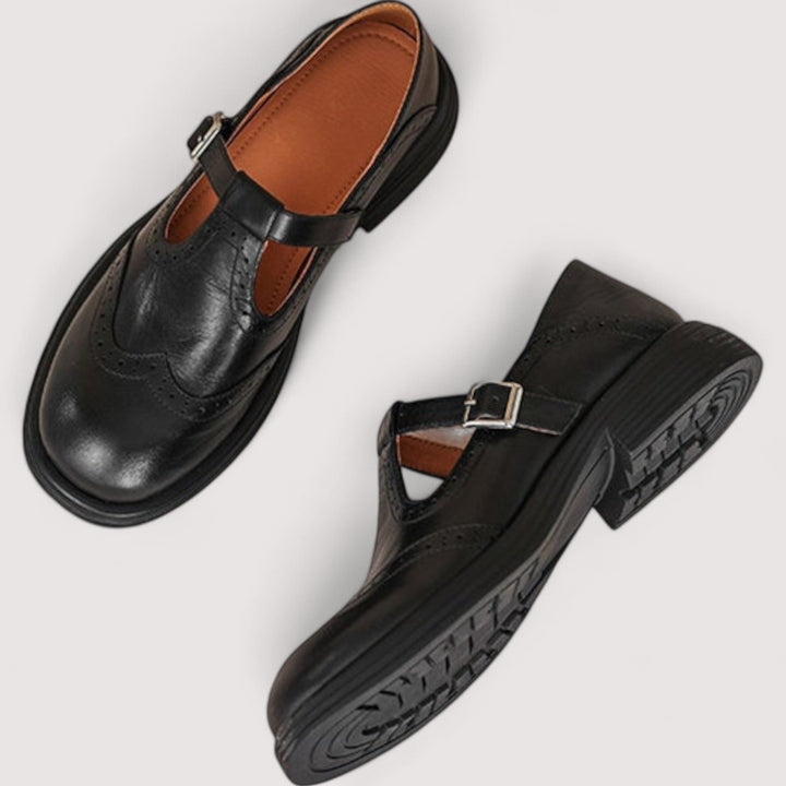 Colette | Leather Mary Jane Shoes