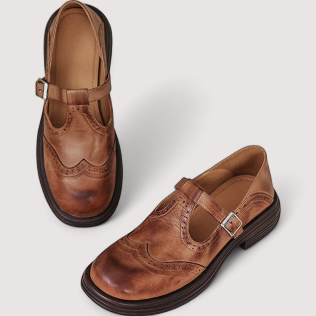 Colette | Leather Mary Jane Shoes