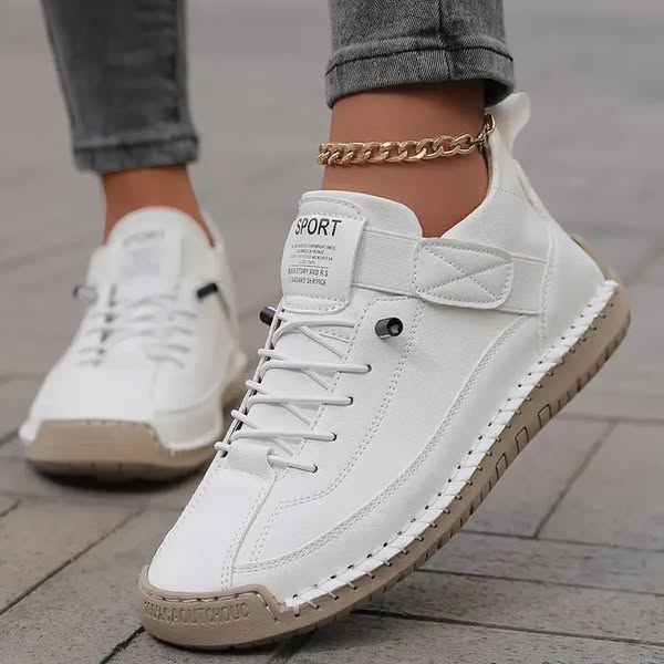 Nicole Orthopedic Leather Sneakers