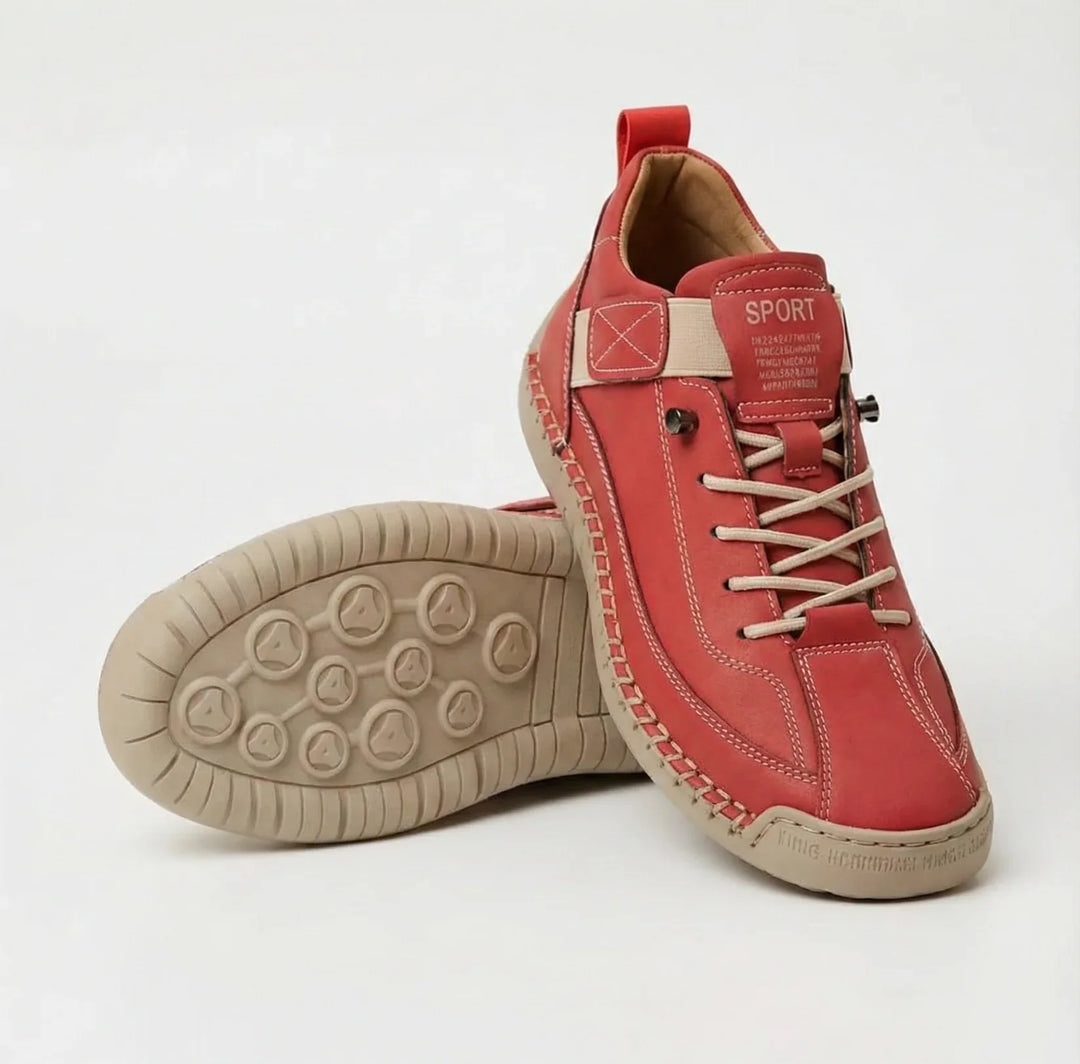Rosie Comfort Slip-On Sneakers – Red