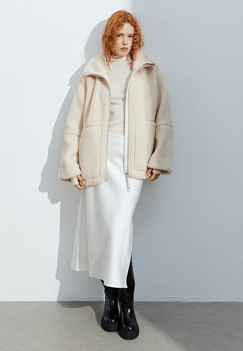 Elsie | Teddy Fleece Zip Jacket