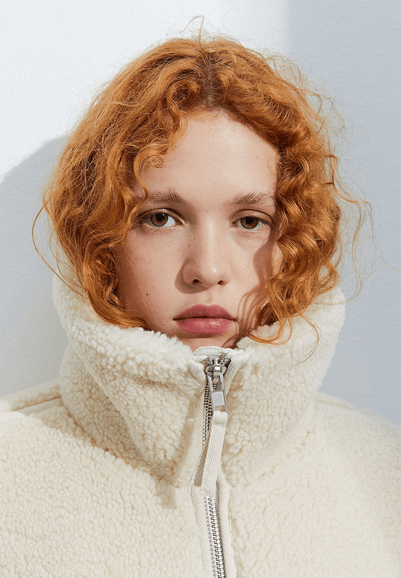 Elsie | Teddy Fleece Zip Jacket