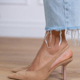Beige Suede
