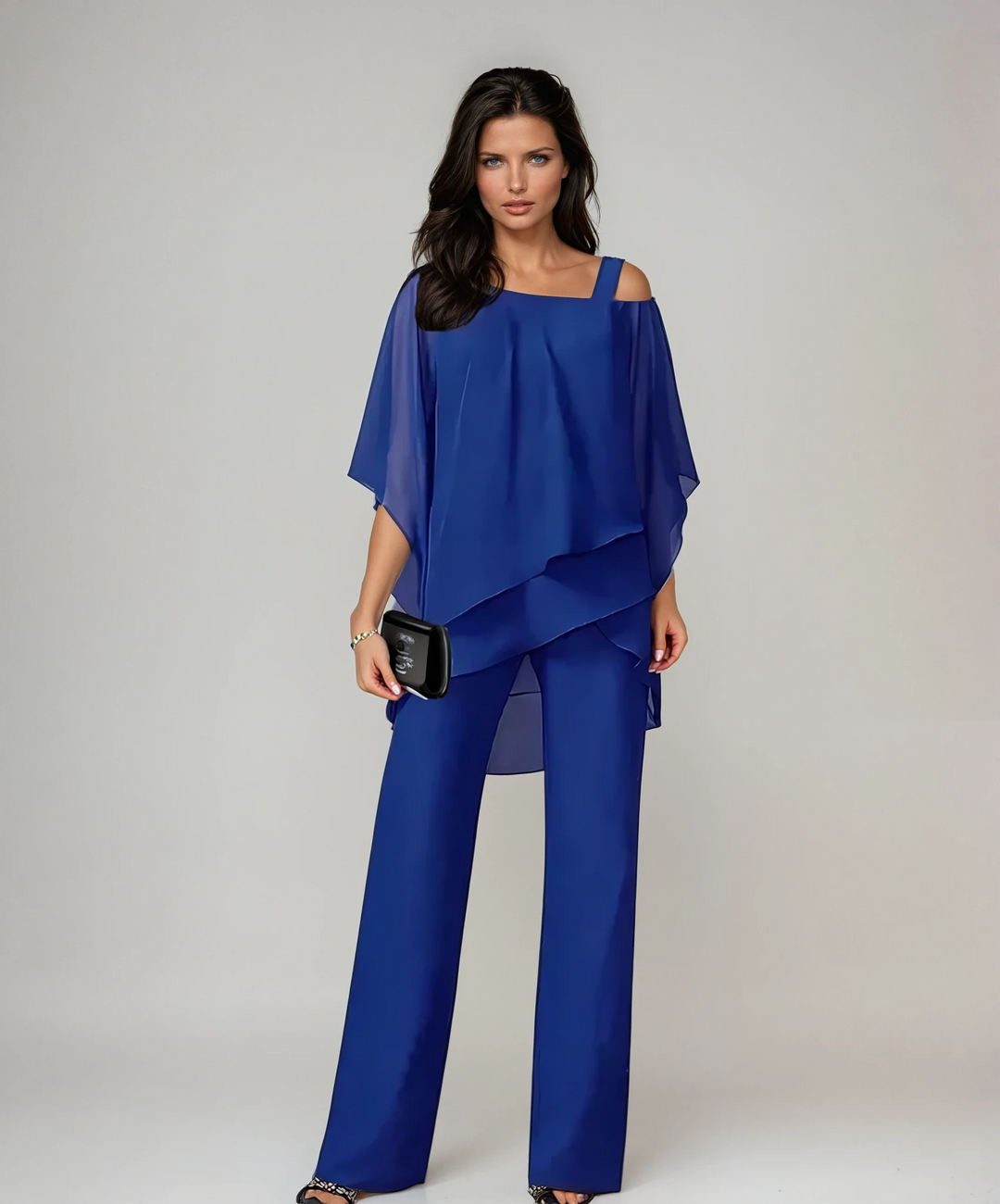 Serenity Asymmetrical Layered Two-Piece Set