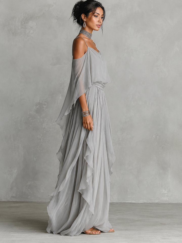 Isa Two-Piece Chiffon Set