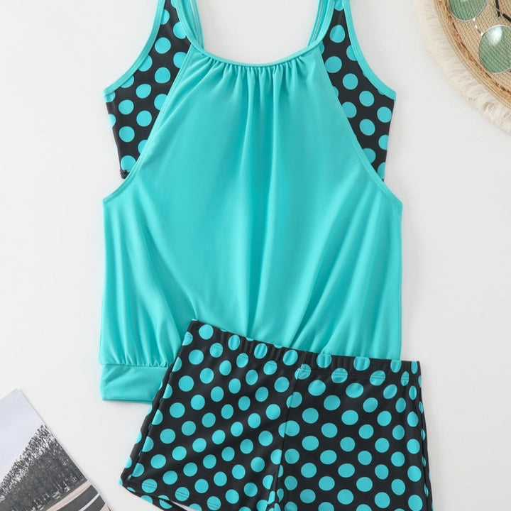 Valentina Polka Dot Tankini Set