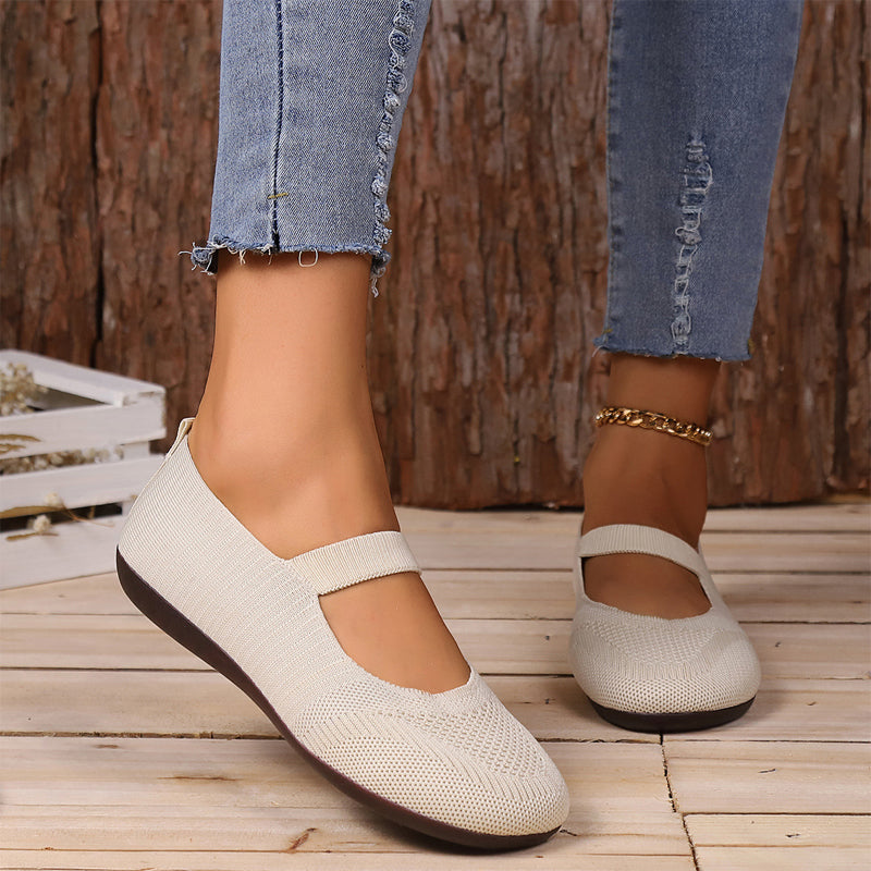 Valerie Breathable Knit Ballet Flats
