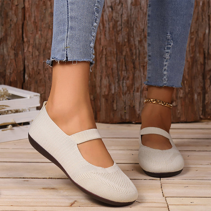 Valerie Breathable Knit Ballet Flats