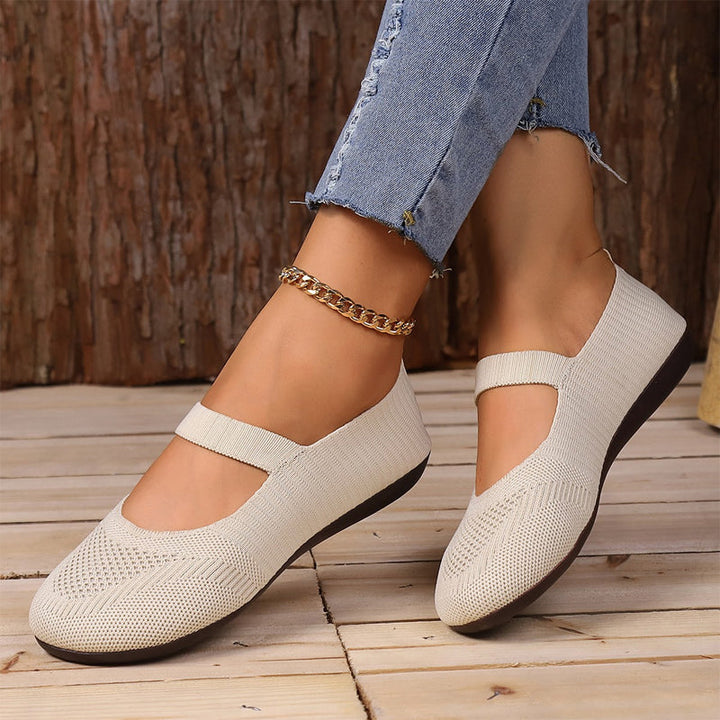 Valerie Breathable Knit Ballet Flats