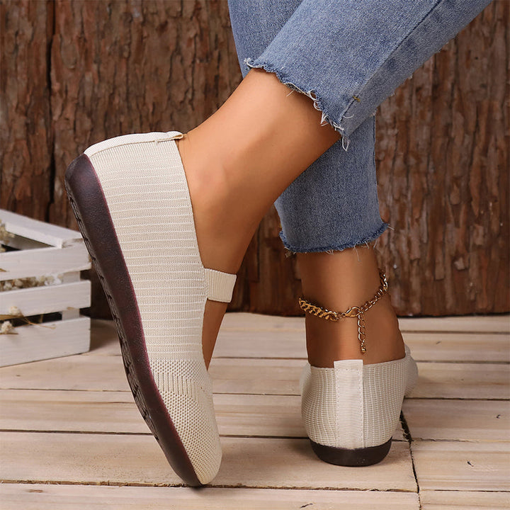 Valerie Breathable Knit Ballet Flats