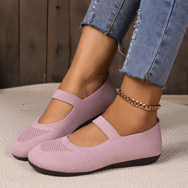 Valerie Breathable Knit Ballet Flats