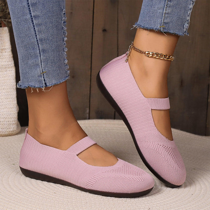 Valerie Breathable Knit Ballet Flats