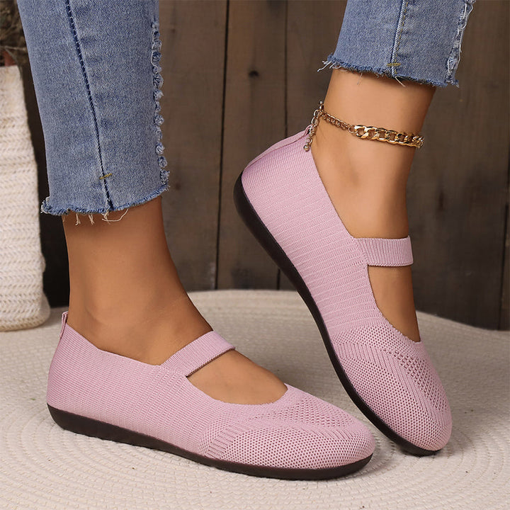 Valerie Breathable Knit Ballet Flats