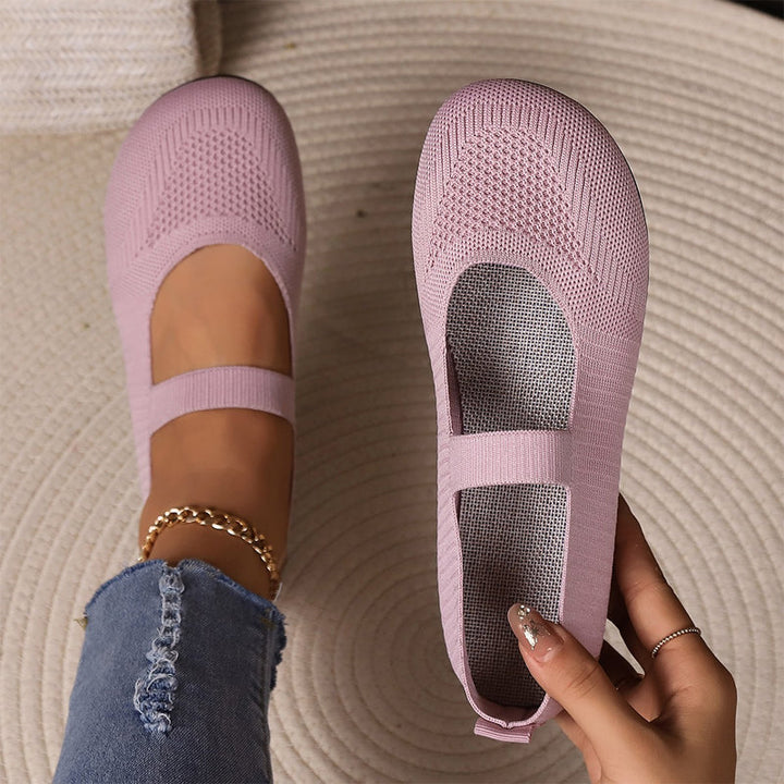 Valerie Breathable Knit Ballet Flats