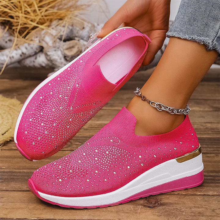Stella – Crystal Slip-On Sneakers