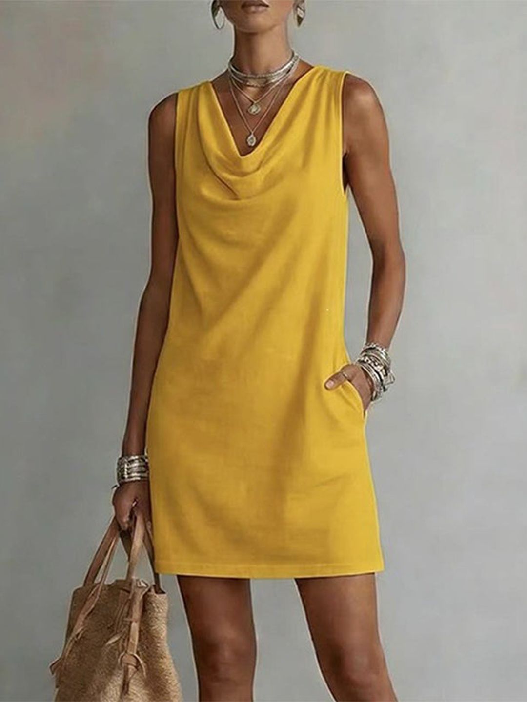 Valeria Dress - Yellow