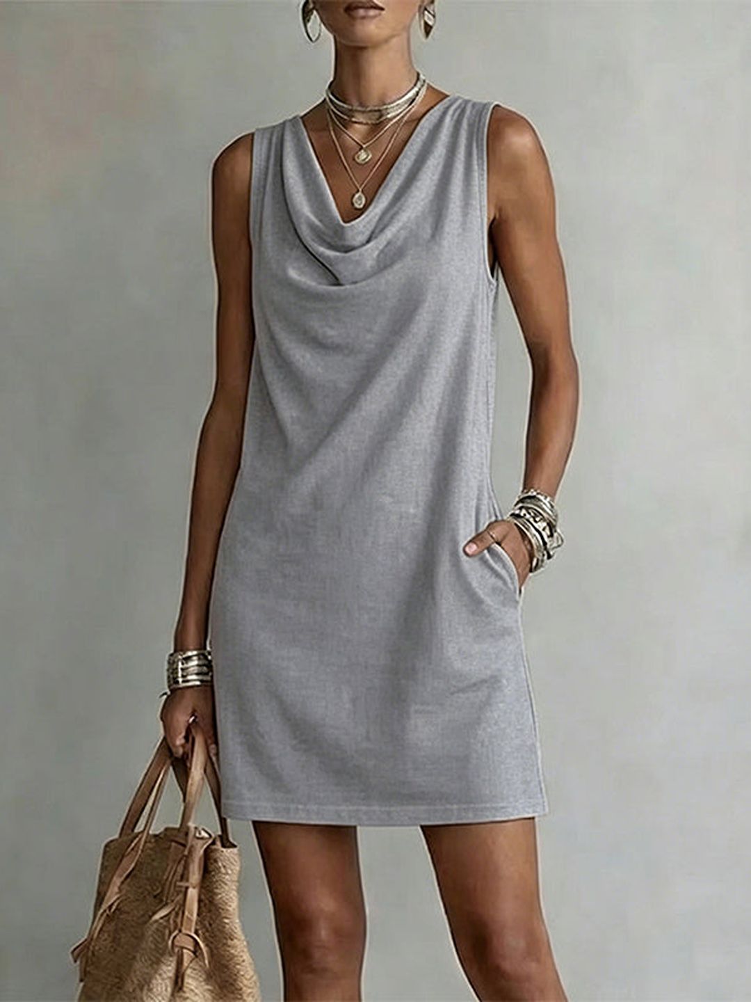 Valeria Dress - Grey