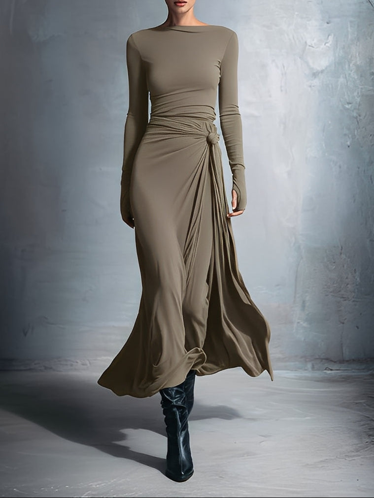 Naiara Maxi Dress with Side Knot